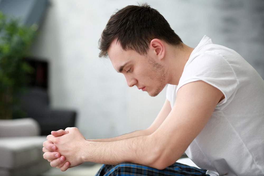 Man receiving treatment for Xanax and alcohol addiction