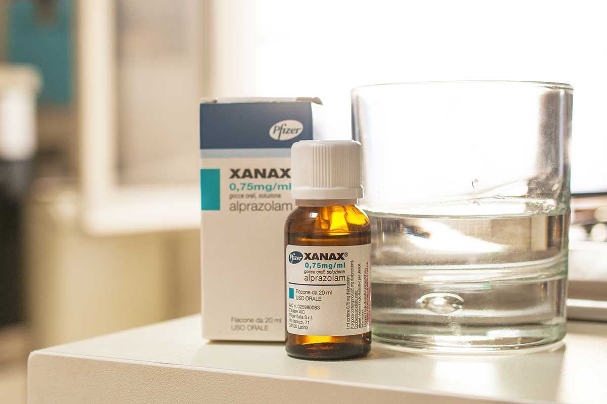 glass of water and xanax medicine xanax addiction