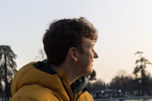 person gazing into the distance reflecting on codependency and addiction