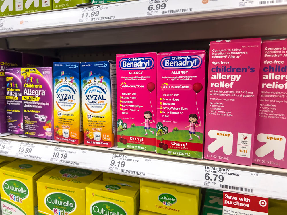 symptoms of antihistamine withdrawal