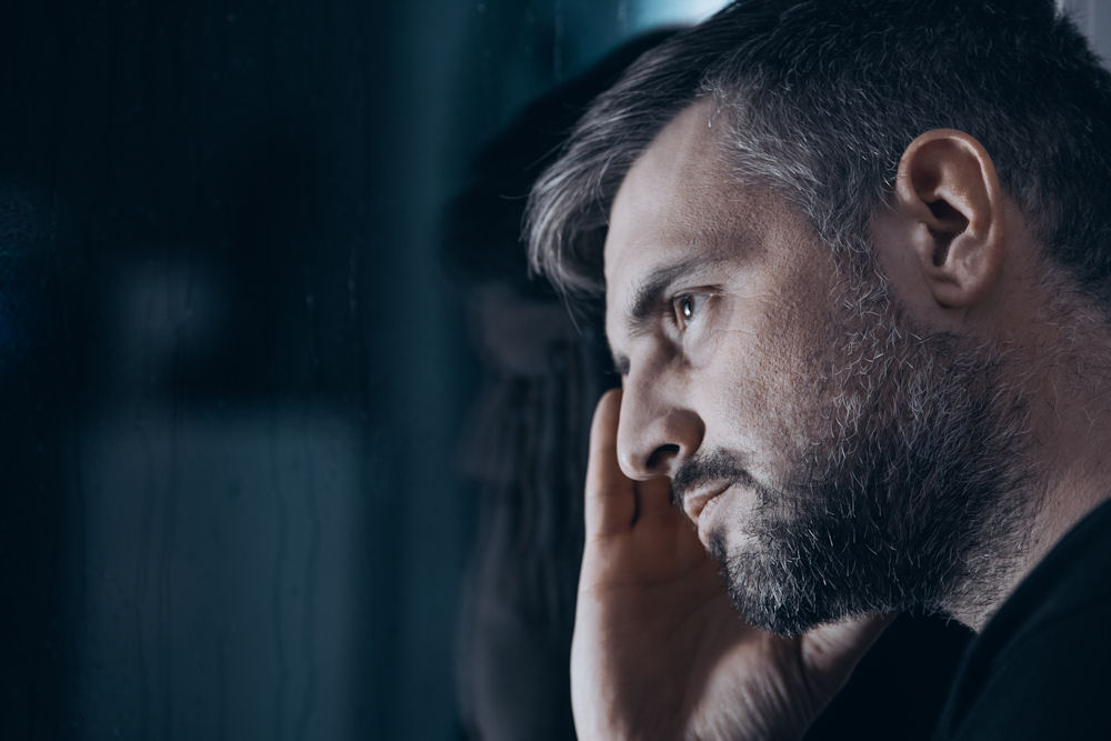 a man suffering from antihistamine withdrawal